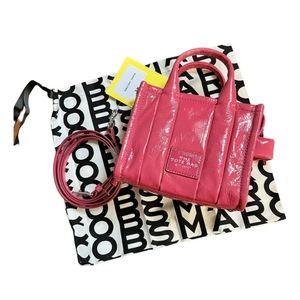 Marc Jacobs Shiny Crinkle Micro Tote